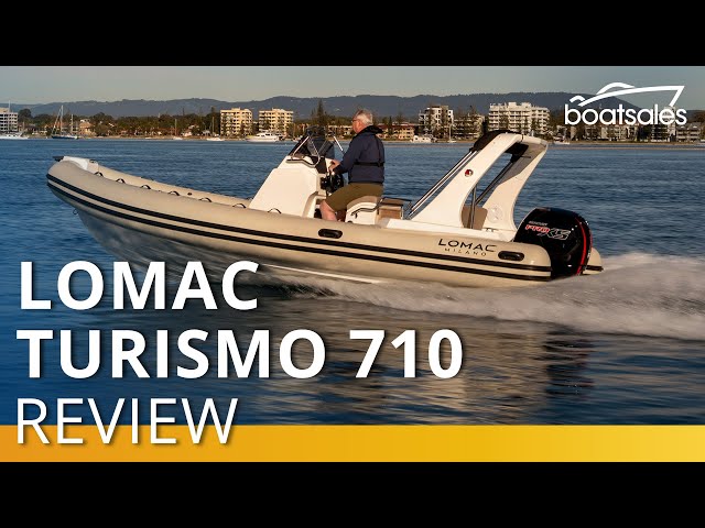 Lomac 710 Turismo Review | Premium rigid-hulled inflatable boat perfect for long-range day-tripping