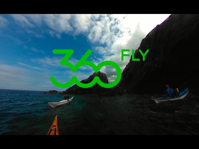 Kayaking Eskimo roll in 360 degrees - Isle of Man