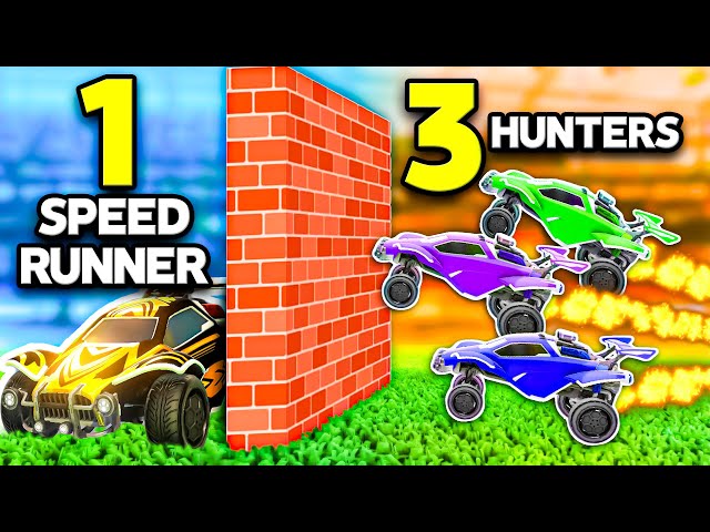 Rocket League Speedrunner VS 3 Hunters 2