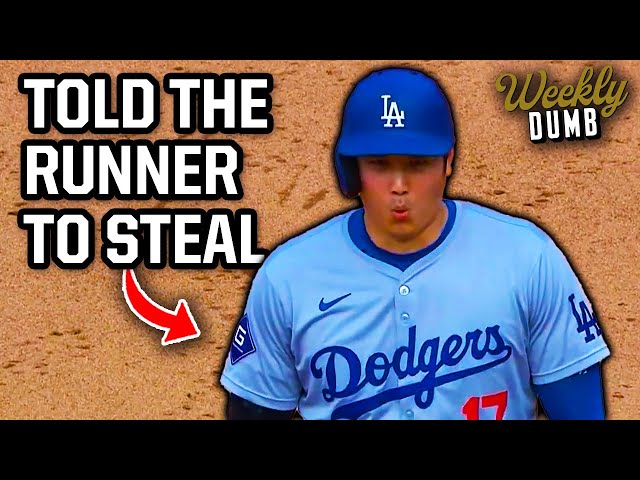 Shohei Ohtani tells Austin Barnes to double steal & Sewage pipe bursts in China | Weekly Dumb