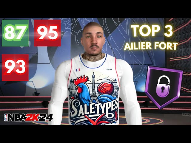 🇫🇷 TOP 3 BUILD AILIER FORT META sur NBA2K24