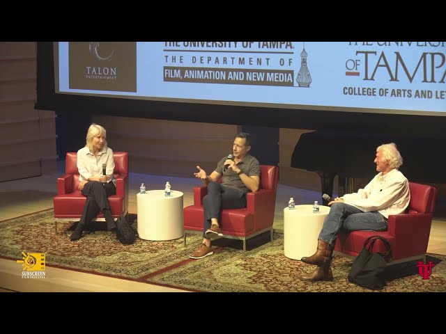 Team Deakins, Roger and James Deakins Speak at University of Tampa, Hosted by Sunscreen Film Fest