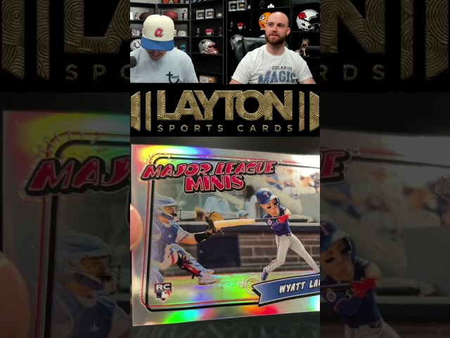 Rangers -Wyatt Langford -Major League Minis #livebreaks #boxbreaks #mlb #toppschrome #rookie