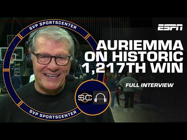 Geno Auriemma after breaking NCAA basketball record for most wins [FULL INTERVIEW] | SC with SVP