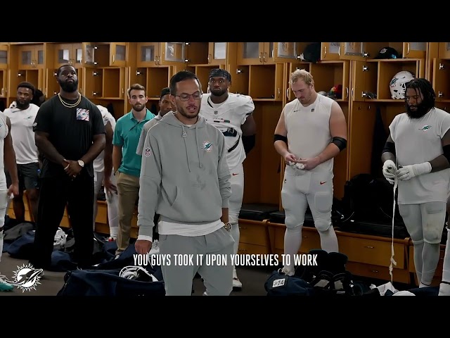 FULL LOCKER ROOM SPEECH AFTER MIAMI DOLPHINS WIN OVER GIANTS