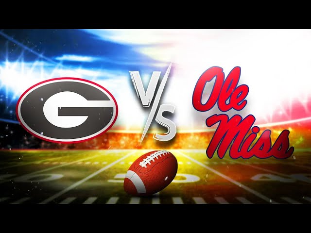 #3 Georgia vs #16 Ole Miss | NCAAF College Football Week 11 Live Stream ESPN HD FULL GAME