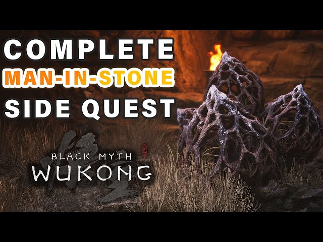 How to Complete Man-In-Stone Side Quest | Secret Item Shop ► Black Myth: Wukong