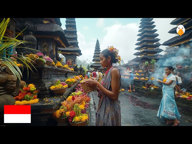 Bali, Indonésie🇮🇩 Objevování ostrova bohů a jedinečných kultur (4K HDR)