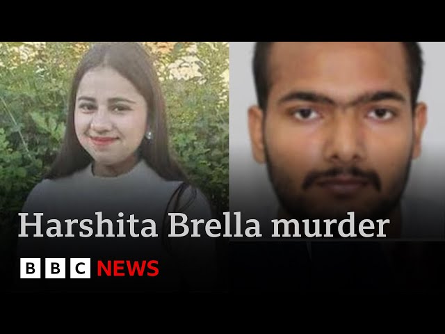 Harshita Brella murder:  international manhunt as family in India demand justice | BBC News