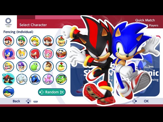 MARIO AND SONIC AT TOKYO 2020 | Gameplay (2 Players) | Sonic x Shadow