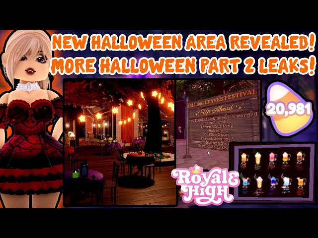 NEW Halloween Area Revealed More Halloween Update Part 2 Leaks Royale High