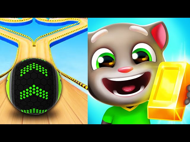 Going Balls VS Talking Tom Gold Run