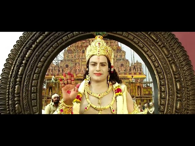 NTR kathanayakudu Best scene || Balakrishni Superb Entry as Lord Krishna||