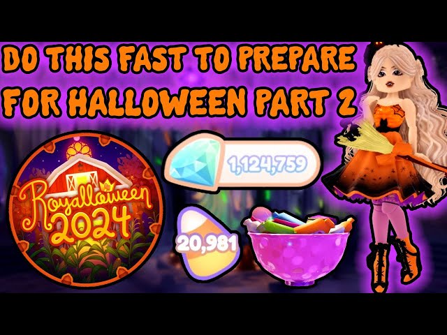 Do This Fast To Prepare For The Halloween Update Part 2 Coming In A Few Days Royale High