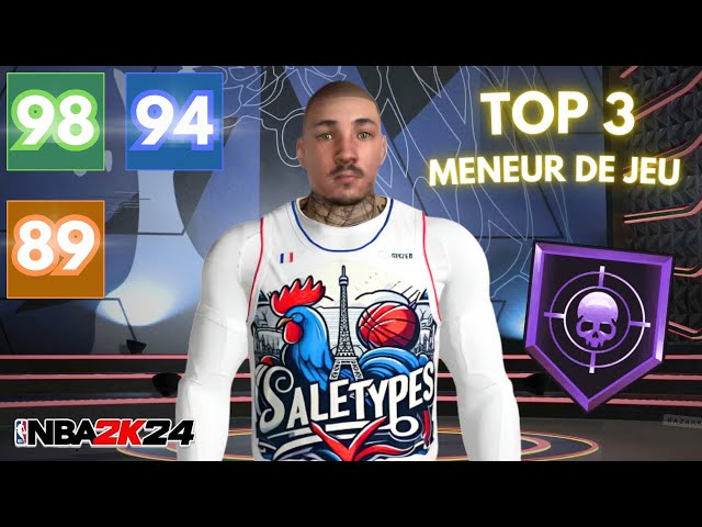 🇫🇷 TOP 3 BUILD MENEUR DE JEU META sur NBA2K24