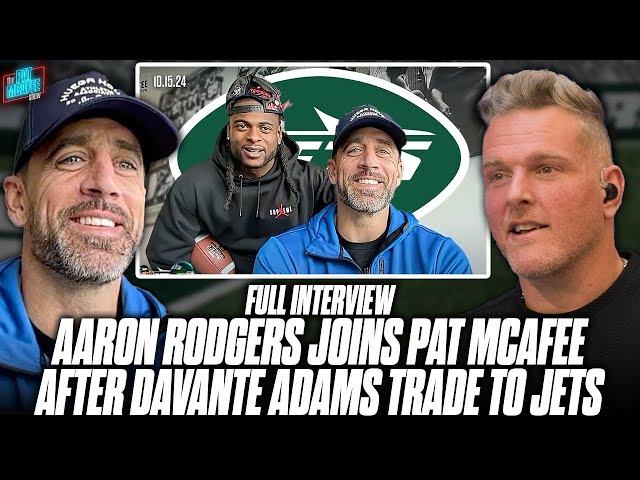 Aaron Rodgers Talks Davante Adams Trade To Jets, Coaching Adjustments & More | Aaron Rodgers Tuesday