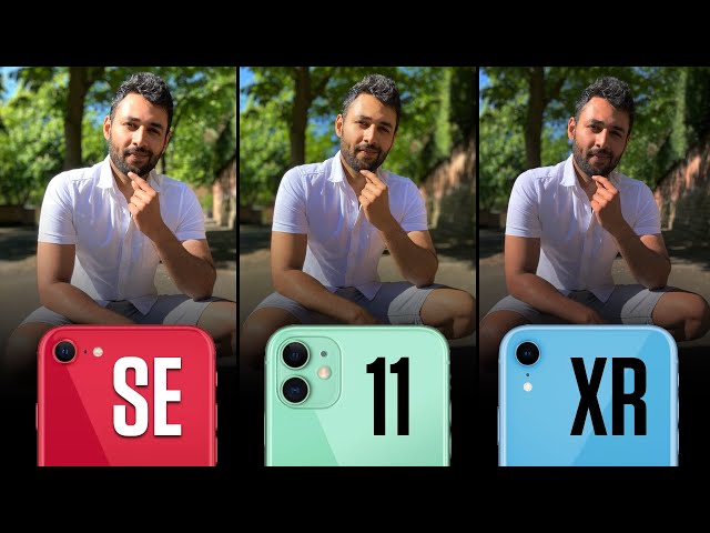 iPhone SE vs iPhone 11 vs iPhone XR  Camera Comparison!