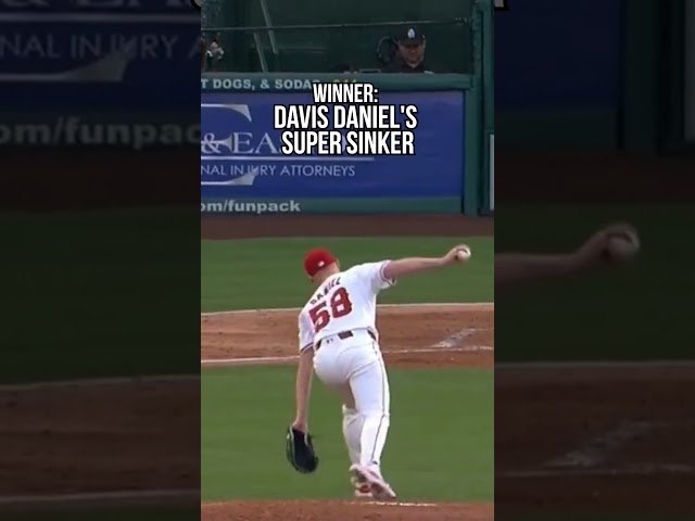 Lowest Pitch of the Year. Winner: Davis Daniel's Super Sinker