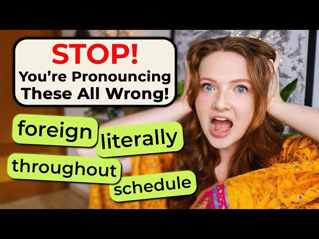 Most Common Pronunciation Mistakes in English ❌