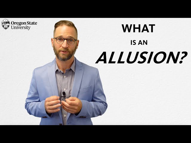 "What is an Allusion?": A Literary Guide for English Students and Teachers