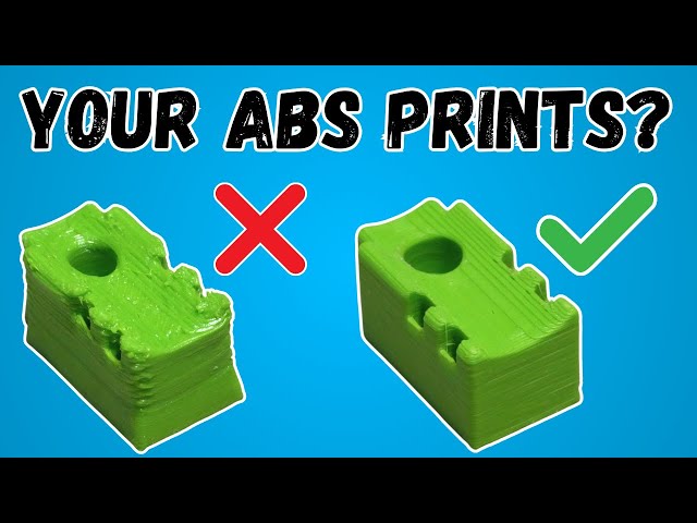 3D printing ABS and ASA: The simple SECRET how to get perfect results