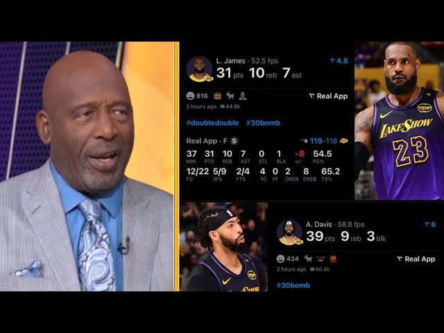 James Worthy "goes crazy" Lakers fall to Magic 119-118 as LeBron & Anthony Davis combined for 70 Pts