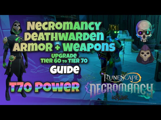 Kili's Knowledge V Power - Deathwarden Tier 70 Power Necromancy Gear Upgrade | Runescape 3