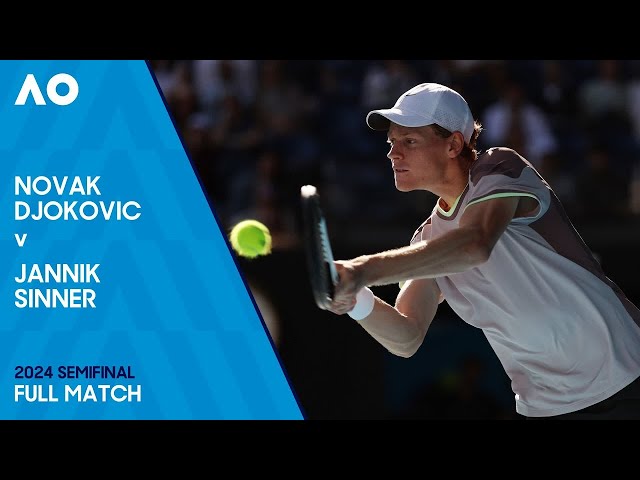 Novak Djokovic v Jannik Sinner Full Match | Australian Open 2024 Semifinal