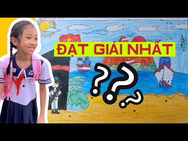 BỨC TRANH ĐẠT GIẢI NHẤT CỦA THẢO NGUYÊN😵‍💫😱🥸CÓ THẬT SỰ ĐẸP❓❓❓❓SAM CHANNEL ❤️❤️❤️