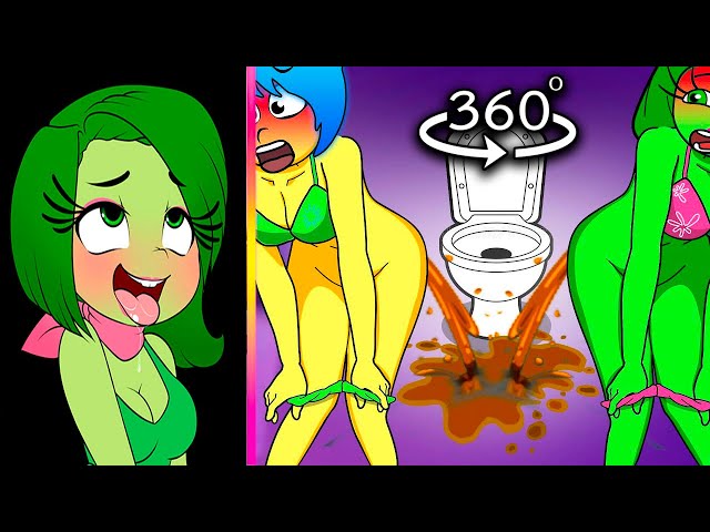 Do you like this Disgust? | Inside Out 2 TikTok Funny Animation in 360° VR