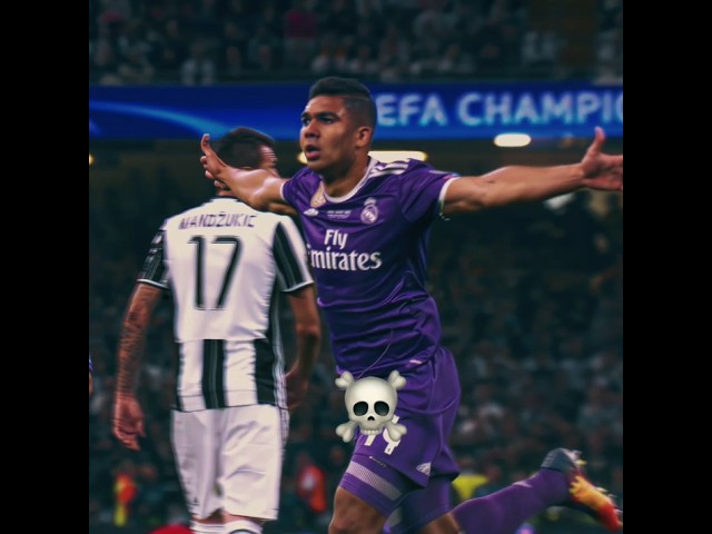 Casemiro goal against Juventus ☠️ #shorts #youtubeshorts #football