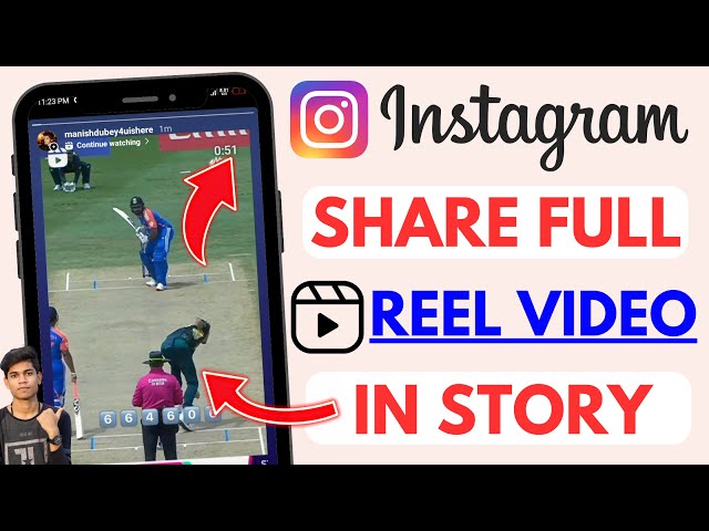 How to Share Full Reel on Instagram Story | Instagram Par Full Reels Story Kaise Dale