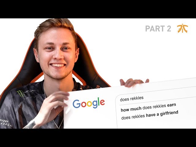 How much does Rekkles make? | Rekkles Answers Most Googled Questions - Part 2