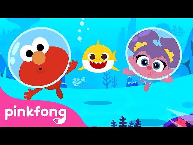 Baby Shark with Sesame Street | Baby Shark Song Compilation | Pinkfong Kids Song