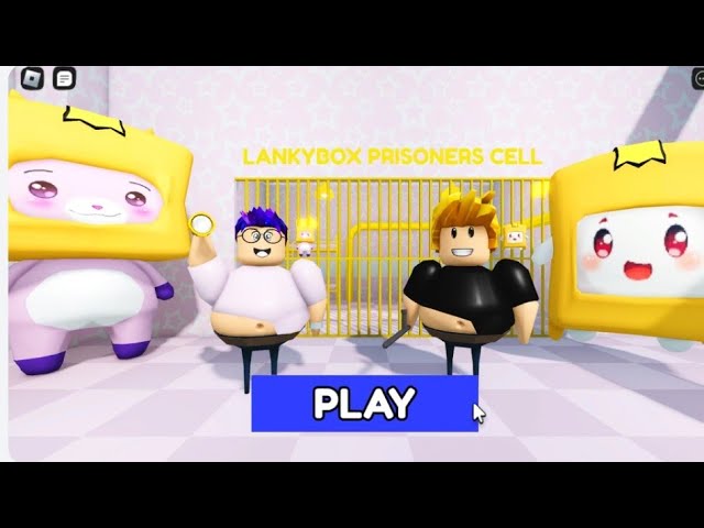 LANKYBOX PRISON RUN OBBY GAMEPLAY #roblox #scaryobby #gaming #obby #viralvideo #ytshort #shorts