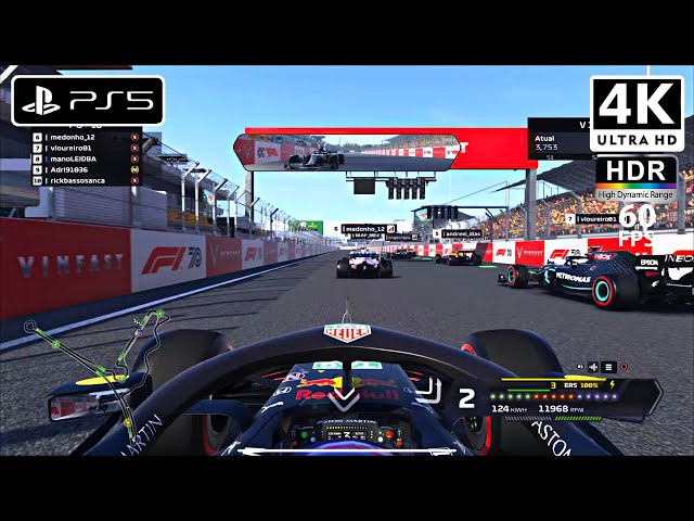 F1 2020 (PS5) Gameplay (4K HDR 60ᶠᵖˢ) 25% Race - Red Bull Racing - Online Multiplayer Vietnam | W11