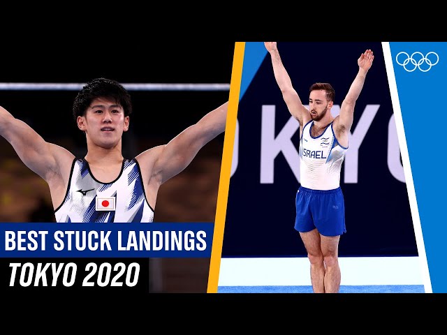 Incredible Stuck Landings at Tokyo 2020! 🤸‍♂️