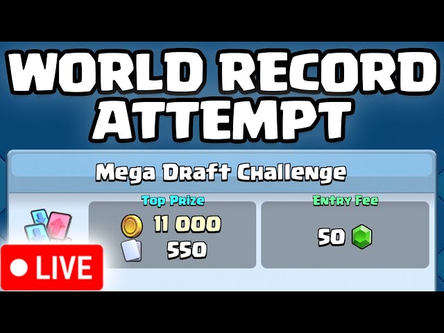 MEGA DRAFT WORLD WIN STREAK RECORD ATTEMPT!