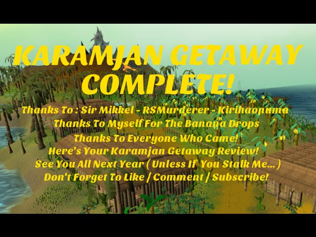 Karamjan Getaway Complete ~ Full Review & Pictures ~ 2014