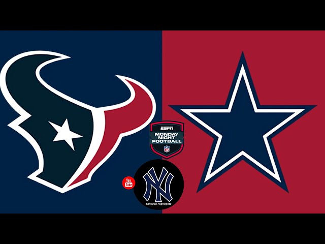 Houston Texans Vs Dallas Cowboys Monday Night Football 🏈 (Special Edition) (ESPN)