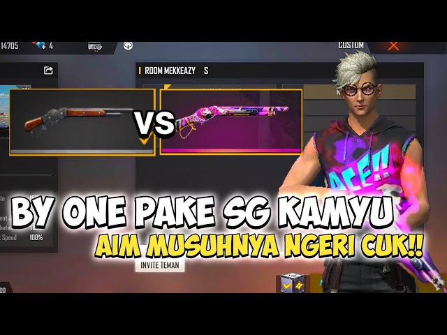 BY ONE SG KAYU VS SG UNGU😱😱😱!!! AIMNYA NGERI BANGET CUK!!!