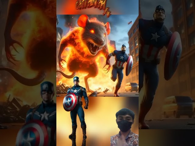 superhero vs  rat monsters 🔥 marvel and dc #shorts