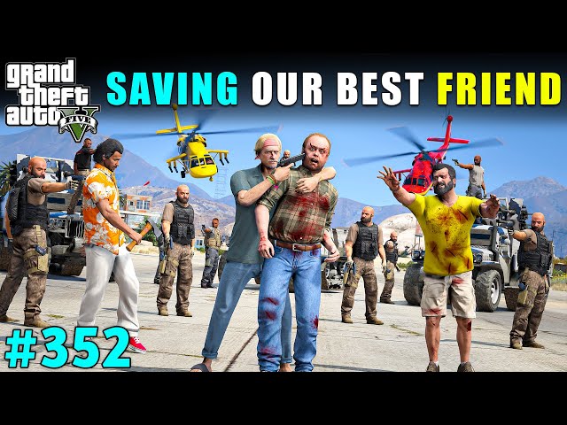 SAVING OUR BEST FRIEND LESTER FROM BIGGEST TRAP | GTA V GAMEPLAY #352 | GTA 5