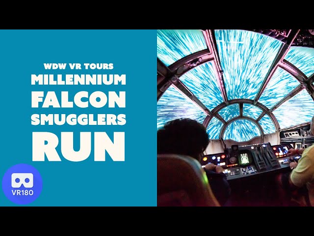 Millennium Falcon Smugglers Run | 3D VR 180 | Walt Disney World