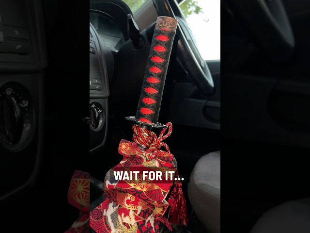 Samurai Shifter: Cool, But Try Explaining It 🗡️ #shorts #comedy #funny #carmods #samurai #hilarious