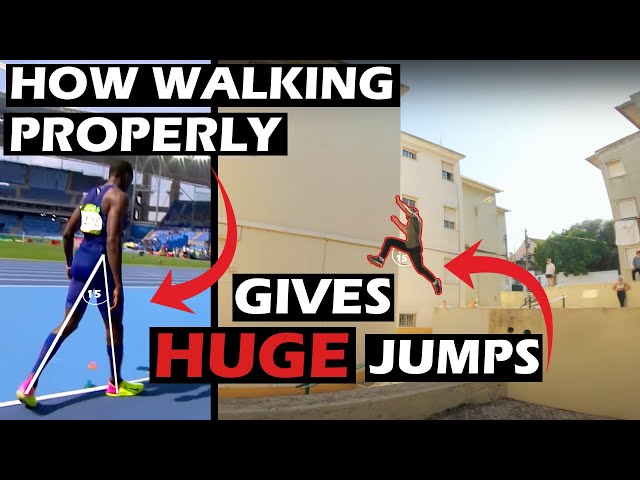 how WALKING well helps you jump further & run faster.