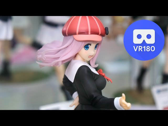 【3D VR180】wave かぐや様は告らせたい チカっとチカ千花っ♡ 藤原千花 フィギュアサンプル展示立体視