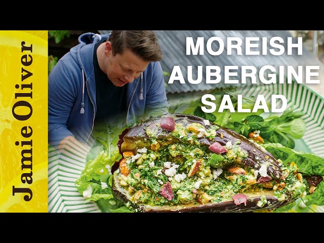 Moreish Aubergine Salad | Jamie: Keep Cooking Family Favourites