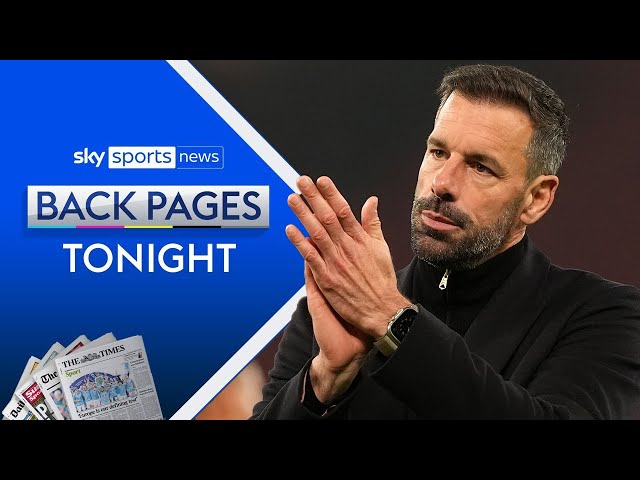 Ruud van Nistelrooy out, Ruben Amorim in | Back Pages Tonight