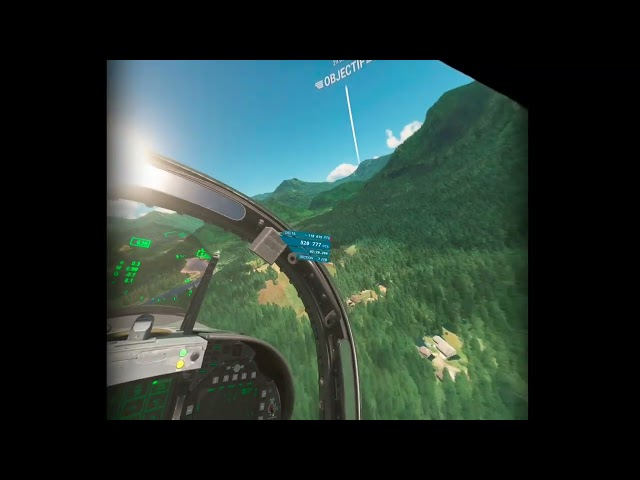 VR 180 / Microsoft Flight Simulator  -TOP GUN CHALLENGE / TEST FOV 90X90